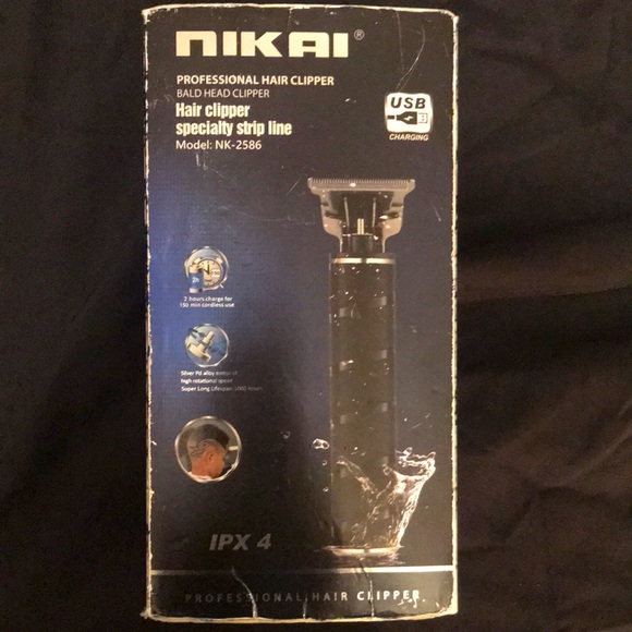 Nikai IPX4 Professional Hair Clipper NK-2586 New open box & WAHL Trimmer - Picture 1 of 13